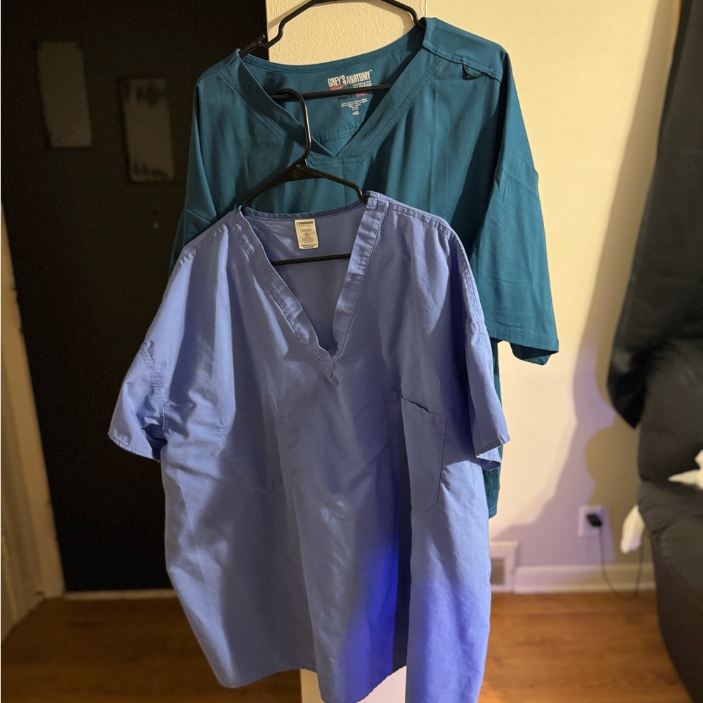 Grey's Anatomy Blue Scrub Top